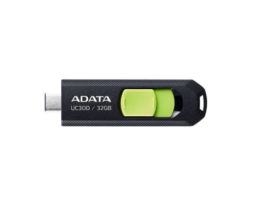 Flash Adata USB 3.2 Gen1 UC300 Type-C 32Gb Black/Green (ACHO-UC300-32G-RBK/GN) Flash Adata USB 3.2 Gen1 UC300 Type-C 32Gb Black/Green (ACHO-UC300-32G-RBK/GN)