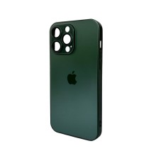 Чохол для смартфона AG Glass Matt Frame Color Logo for Apple iPhone 15 Pro Max Cangling Green (AGMattFrameiP15PMGreen)