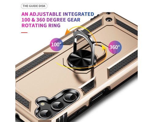 Чохол для смартфона Cosmic Robot Ring for Samsung Galaxy A34 5G Gold (RobotA34Gold) Чохол для смартфона Cosmic Robot Ring for Samsung Galaxy A34 5G Gold (RobotA34Gold)