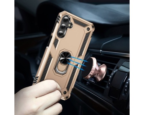 Чохол для смартфона Cosmic Robot Ring for Samsung Galaxy A34 5G Gold (RobotA34Gold) Чохол для смартфона Cosmic Robot Ring for Samsung Galaxy A34 5G Gold (RobotA34Gold)