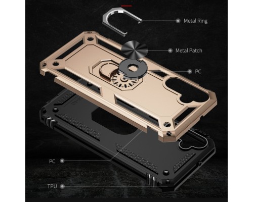 Чохол для смартфона Cosmic Robot Ring for Samsung Galaxy A34 5G Gold (RobotA34Gold) Чохол для смартфона Cosmic Robot Ring for Samsung Galaxy A34 5G Gold (RobotA34Gold)