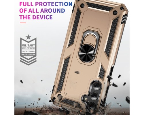 Чохол для смартфона Cosmic Robot Ring for Samsung Galaxy A34 5G Gold (RobotA34Gold) Чохол для смартфона Cosmic Robot Ring for Samsung Galaxy A34 5G Gold (RobotA34Gold)