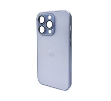 Чохол для смартфона AG Glass Matt Frame Color Logo for Apple iPhone 15 Pro Sierra Blue (AGMattFrameiP15PLBlue) 
