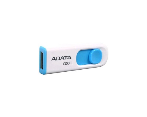 Flash A-DATA USB 2.0 C008 32Gb White/Blue (AC008-32G-RWE) Flash A-DATA USB 2.0 C008 32Gb White/Blue (AC008-32G-RWE)
