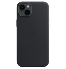 Чохол для смартфона Leather AAA Full Magsafe IC for iPhone 14 Black (Leat14Black)