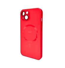Чохол для смартфона AG Glass Matt Frame Color MagSafe Logo for Apple iPhone 13 Cola Red (AGMattFrameMGiP13Red)