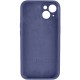 Чохол для смартфона Silicone Full Case AA Camera Protect for Apple iPhone 15 7,Dark Blue (FullAAi15-7)
