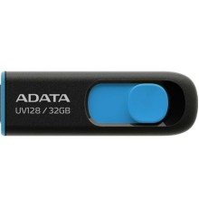 Flash A-DATA USB 3.2  UV 128 32Gb Black/Blue (AUV128-32G-RBE)