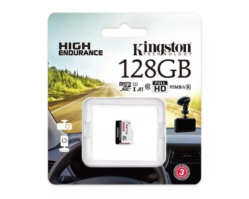 microSDXC (UHS-1 U1) Kingston Endurance 128Gb class 10 А1 (R95MB/s, W45MB/s) (SDCE/128GB) microSDXC (UHS-1 U1) Kingston Endurance 128Gb class 10 А1 (R95MB/s, W45MB/s) (SDCE/128GB)