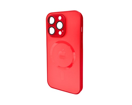 Чохол для смартфона AG Glass Matt Frame Color MagSafe Logo for Apple iPhone 14 Pro Cola Red (AGMattFrameMGiP14PRed) Чохол для смартфона AG Glass Matt Frame Color MagSafe Logo for Apple iPhone 14 Pro Cola Red (AGMattFrameMGiP14PRed)