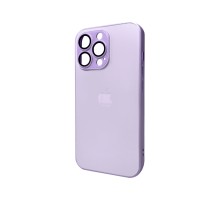 Чохол для смартфона AG Glass Matt Frame Color Logo for Apple iPhone 12 Pro Max Light Purple (AGMattFrameiP12PMLPurple) 