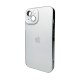 Чохол для смартфона AG Glass Sapphire Frame MagSafe Logo for Apple iPhone 14 White (AGSappiFRP14White)