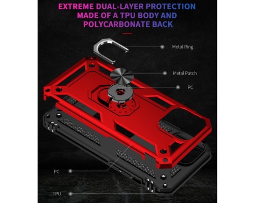 Чохол для смартфона Cosmic Robot Ring for Apple iPhone 13 Pro Max Red (Roboti13PMRed) Чохол для смартфона Cosmic Robot Ring for Apple iPhone 13 Pro Max Red (Roboti13PMRed)