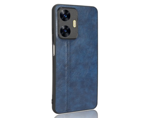 Чохол для смартфона Cosmiс Leather Case for Realme C55 Blue (CoLeathRealC55Blue) Чохол для смартфона Cosmiс Leather Case for Realme C55 Blue (CoLeathRealC55Blue)