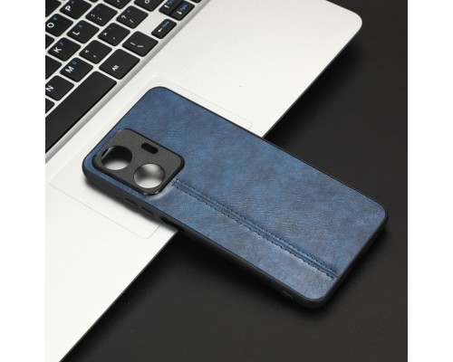 Чохол для смартфона Cosmiс Leather Case for Realme C55 Blue (CoLeathRealC55Blue) Чохол для смартфона Cosmiс Leather Case for Realme C55 Blue (CoLeathRealC55Blue)