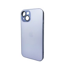 Чохол для смартфона AG Glass Matt Frame Color Logo for Apple iPhone 14 Sierra Blue (AGMattFrameiP14LBlue)