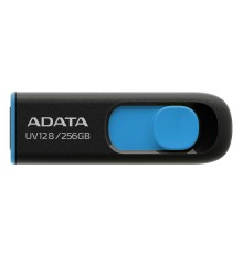 Флеш-накопичувач A-DATA USB 3.2 UV 128 256Gb Black/Blue (AUV128-256G-RBE)