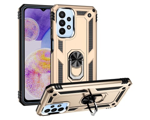 Чохол для смартфона Cosmic Robot Ring for Samsung Galaxy A23 4G Gold (RobotA23Gold) Чохол для смартфона Cosmic Robot Ring for Samsung Galaxy A23 4G Gold (RobotA23Gold)