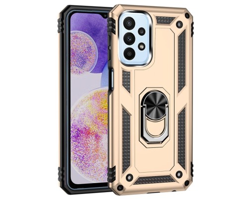 Чохол для смартфона Cosmic Robot Ring for Samsung Galaxy A23 4G Gold (RobotA23Gold) Чохол для смартфона Cosmic Robot Ring for Samsung Galaxy A23 4G Gold (RobotA23Gold)