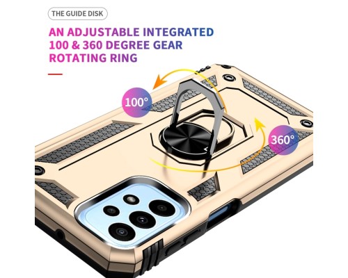 Чохол для смартфона Cosmic Robot Ring for Samsung Galaxy A23 4G Gold (RobotA23Gold) Чохол для смартфона Cosmic Robot Ring for Samsung Galaxy A23 4G Gold (RobotA23Gold)