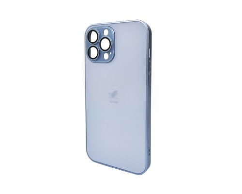 Чохол для смартфона AG Glass Matt Frame Color Logo for Apple iPhone 13 Pro Max Sierra Blue (AGMattFrameiP13PMLBlue) Чохол для смартфона AG Glass Matt Frame Color Logo for Apple iPhone 13 Pro Max Sierra Blue (AGMattFrameiP13PMLBlue)