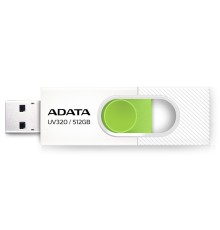Флеш-накопичувач A-DATA USB 3.0 AUV 320 512Gb White/Green (AUV320-512G-RWHGN)