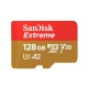 microSDXC (UHS-1 U3) SanDisk Extreme For Action Cams and Drones A2 128Gb class 10 V30 (R190MB/s,W90MB/s) (adapter) (SDSQXAA-128G-GN6AA)