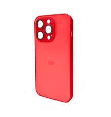 Чохол для смартфона AG Glass Matt Frame Color Logo for Apple iPhone 15 Pro Coke Red (AGMattFrameiP15PRed)