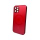Чохол для смартфона AG Glass Matt Frame Color MagSafe Logo for Apple iPhone 12 Pro Cola Red (AGMattFrameMGiP12PRed) 