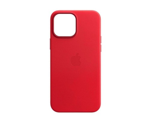 Чохол для смартфона Leather AAA Full Magsafe IC for iPhone 15 Pro Max Crimson (Leat15PMCrimson) 