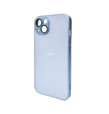 Чохол для смартфона AG Glass Matt Frame Color Logo for Apple iPhone 12 Sierra Blue (AGMattFrameiP12LBlue)