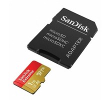 microSDXC (UHS-1 U3) SanDisk Extreme A2 1TB class 10 V30 (R190MB/s,W130MB/s) (adapter SD) (SDSQXAV-1T00-GN6MA) 