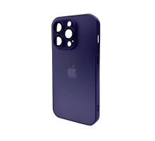 Чохол для смартфона AG Glass Matt Frame Color Logo for Apple iPhone 14 Pro Deep Purple (AGMattFrameiP14PPurple) 