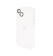 Чохол для смартфона AG Glass Matt Frame Color Logo for Apple iPhone 12 Pearly White (AGMattFrameiP12White)