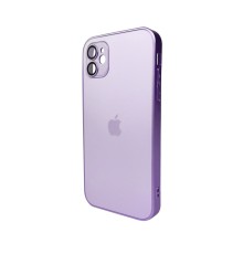 Чохол для смартфона AG Glass Matt Frame Color Logo for Apple iPhone 11 Light Purple (AGMattFrameiP11LPurple)