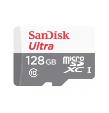 Карта пам'яті microSDXC (UHS-1) SanDisk Ultra 128Gb class 10 A1 (100Mb/s) (adapter SD) (SDSQUNR-128G-GN3MA)
