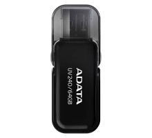 Flash A-DATA USB 2.0 AUV 240 64Gb Black (AUV240-64G-RBK) 
