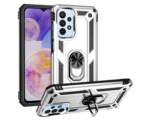 Чохол для смартфона Cosmic Robot Ring for Samsung Galaxy A23 4G Silver (RobotA23Silver) Чохол для смартфона Cosmic Robot Ring for Samsung Galaxy A23 4G Silver (RobotA23Silver)