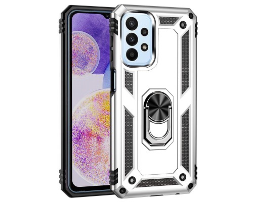Чохол для смартфона Cosmic Robot Ring for Samsung Galaxy A23 4G Silver (RobotA23Silver) Чохол для смартфона Cosmic Robot Ring for Samsung Galaxy A23 4G Silver (RobotA23Silver)