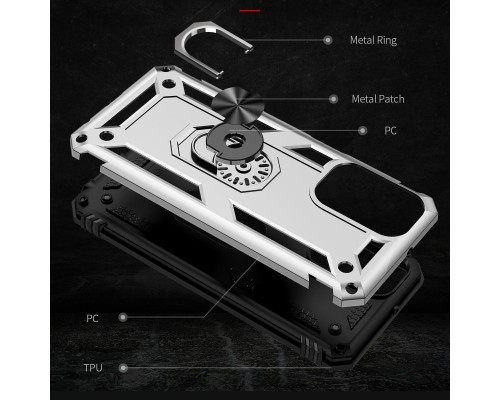 Чохол для смартфона Cosmic Robot Ring for Samsung Galaxy A23 4G Silver (RobotA23Silver) Чохол для смартфона Cosmic Robot Ring for Samsung Galaxy A23 4G Silver (RobotA23Silver)
