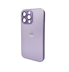 Чохол для смартфона AG Glass Matt Frame Color Logo for Apple iPhone 15 Pro Max Light Purple (AGMattFrameiP15PMLPurple)