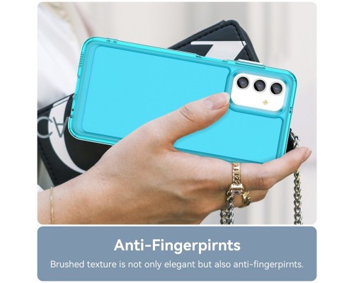 Чохол для смартфона Cosmic Clear Color 2 mm for Samsung Galaxy A13 4G Transparent Blue (ClearColorA13TrBlue) Чохол для смартфона Cosmic Clear Color 2 mm for Samsung Galaxy A13 4G Transparent Blue (ClearColorA13TrBlue)