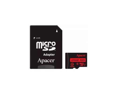 microSDXC (UHS-1) Apacer 128Gb class 10 R85MB/s (AP128GMCSX10U5-RA) microSDXC (UHS-1) Apacer 128Gb class 10 R85MB/s (AP128GMCSX10U5-RA)