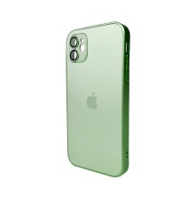 Чохол для смартфона AG Glass Matt Frame Color Logo for Apple iPhone 11 Light Green (AGMattFrameiP11LGreen)