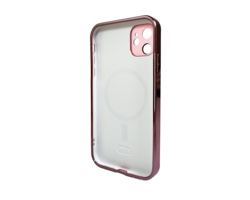 Чохол для смартфона AG Glass Sapphire Frame MagSafe Logo for Apple iPhone 11 Pink (AGSappiFRP11Pink) Чохол для смартфона AG Glass Sapphire Frame MagSafe Logo for Apple iPhone 11 Pink (AGSappiFRP11Pink)