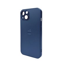 Чохол для смартфона AG Glass Matt Frame Color Logo for Apple iPhone 12 Navy Blue (AGMattFrameiP12Blue)
