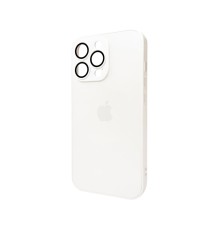 Чохол для смартфона AG Glass Matt Frame Color Logo for Apple iPhone 11 Pro Max Pearly White (AGMattFrameiP11PMWhite)