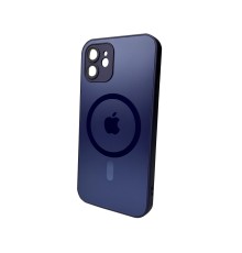 Чохол для смартфона AG Glass Matt Frame Color MagSafe Logo for Apple iPhone 12 Deep Purple (AGMattFrameMGiP12DPurple)