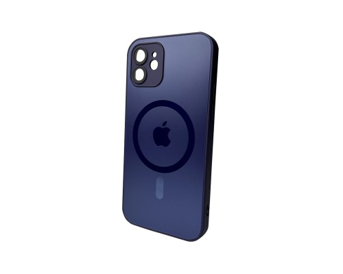 Чохол для смартфона AG Glass Matt Frame Color MagSafe Logo for Apple iPhone 12 Deep Purple (AGMattFrameMGiP12DPurple) Чохол для смартфона AG Glass Matt Frame Color MagSafe Logo for Apple iPhone 12 Deep Purple (AGMattFrameMGiP12DPurple)