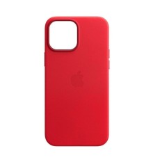 Чохол для смартфона Leather AAA Full Magsafe IC for iPhone 15 Pro Crimson (Leat15PCrimson)